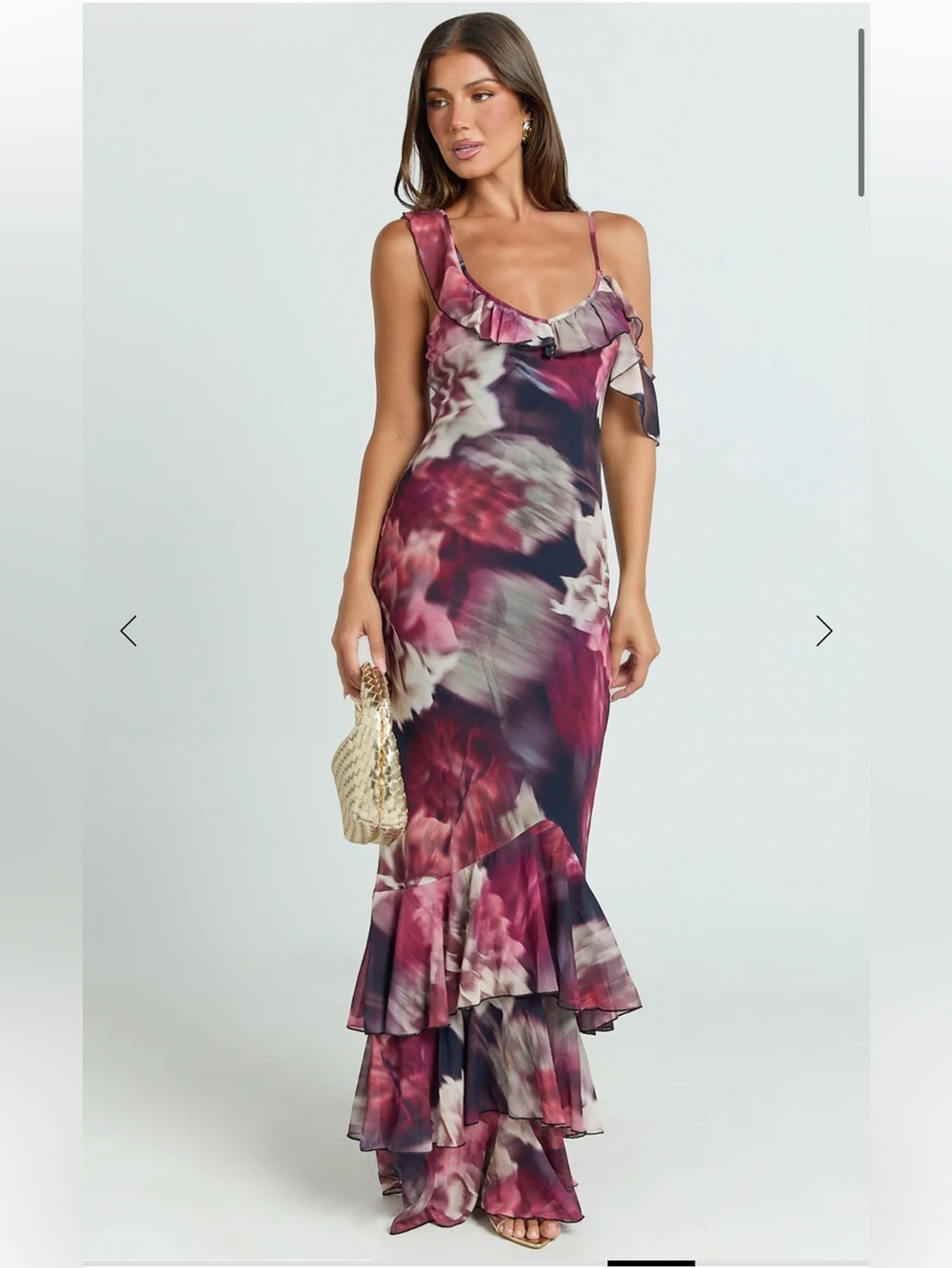 Ruffle maxi dress🎀